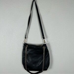 Michael Michael Kors bag, shoulder crossbody classic black leather capsule basic